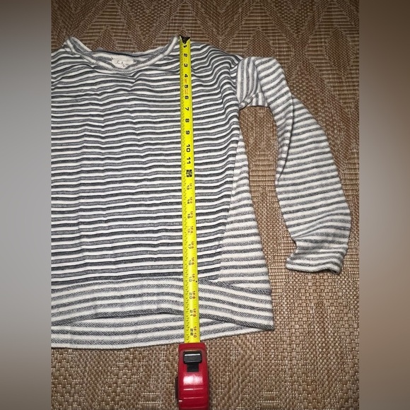 Loft Lou & Grey Women's Grey and White Striped Sweater, Size S, Great Condition - Picture 6 of 9